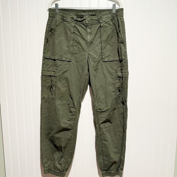 American Eagle Outfitters Pants - American Eagle Green Baggy Joggers Size 12